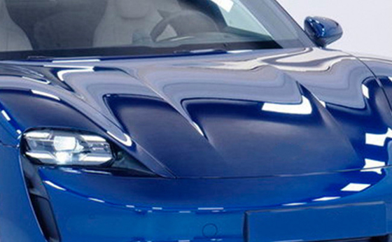 ฟิล์มห่อหุ้มรถยนต์ Chrome Blue แบบเลื่อนได้เก็บสีให้ห่างจากรอยขีดข่วนและการสึกหรอ