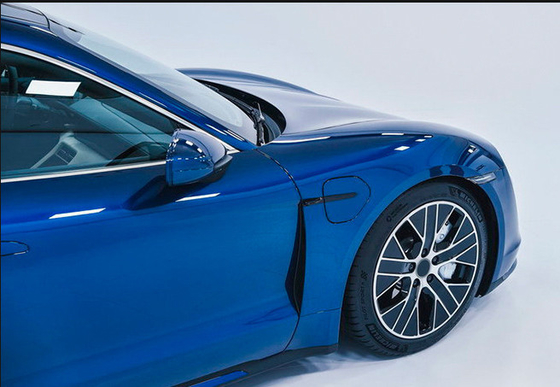 ฟิล์มห่อหุ้มรถยนต์ Chrome Blue แบบเลื่อนได้เก็บสีให้ห่างจากรอยขีดข่วนและการสึกหรอ