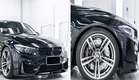 ฟิล์มห่อรถไวนิลเคลือบเงาแบบกวาดนิ้วได้ Super Bright Metallic Black Car Wrap Film