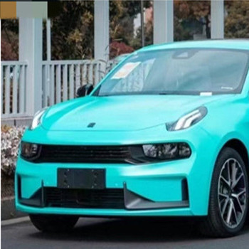 Matte Tiffany Car Wrap Film Air Release พร้อมกาวอะคริลิกแบบถอดได้