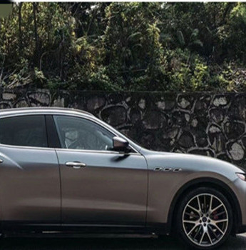 140gsm Matte Car Vinyl Wrap PET Air Release Swipeable Electro Optic Metallic Space Ash ฟิล์มห่ออัตโนมัติ