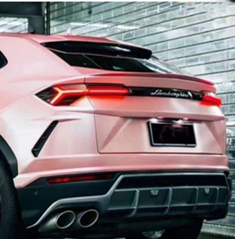 30µm Matte Car Vinyl Wrap ฟองที่ถอดออกได้ฟรี Electro Oprical Cherry Powder