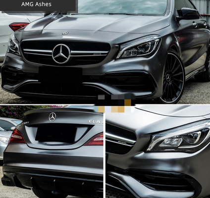 PET AMG Ashes ม้วนไวนิลติดรถยนต์กันความร้อนแบบสไลด์ได้ 140 แกรม