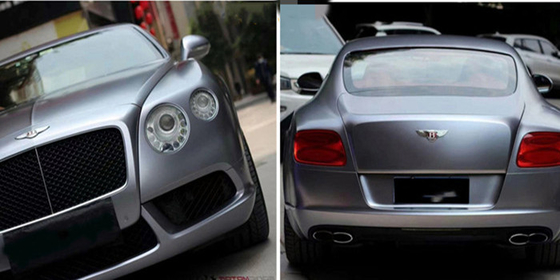 30µm Air Release Electro Optical Space grey Car Vinyl Wrap ป้องกันความเสียหายจากแสงแดด