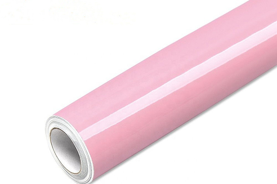 High เงา Peach Pink รถ ห่อ รถห่อไวนิลม้วน 1.27m กว้าง SGS