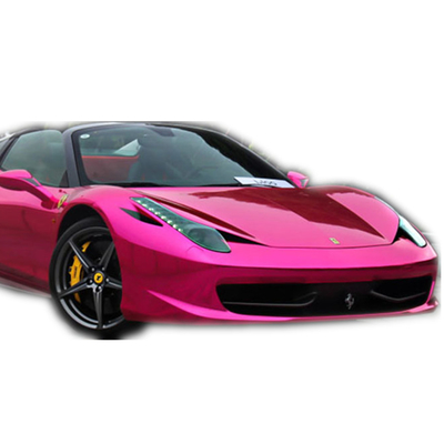 บับเบิ้ลฟรีความชื้น Proof Pink Chrome Car Vinyl Wrap Mirror Effect