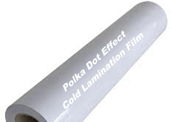 Polka Dot Effect Cold ชัดเจน กาวในตัว เคลือบฟิล์มม้วนทนต่อการขัดถู