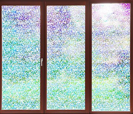 หน้าจอความเป็นส่วนตัว ฟิล์มกระจกตกแต่ง ลวดลาย Dichroic Dots 1.22Mx50M