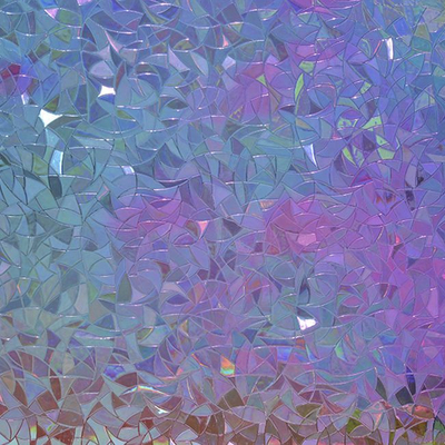 Dichroic Scales ไวนิล Privacy ฟิลเตอร์กรองแสงความเป็นส่วนตัวสำหรับตกแต่งหน้าต่าง Sunlight