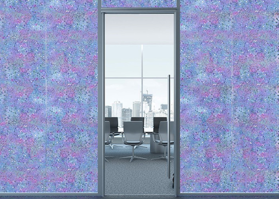 Dichroic Scales ไวนิล Privacy ฟิลเตอร์กรองแสงความเป็นส่วนตัวสำหรับตกแต่งหน้าต่าง Sunlight
