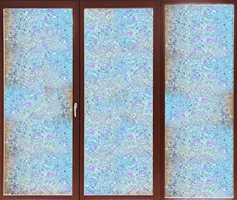 Dichroic Scales ไวนิล Privacy ฟิลเตอร์กรองแสงความเป็นส่วนตัวสำหรับตกแต่งหน้าต่าง Sunlight