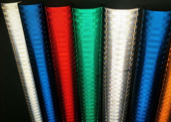 Metallized PMMA Face Engineering เกรดแผ่นสะท้อนแสงสำหรับป้ายจราจร