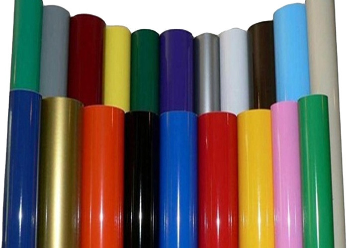 ฟิล์มไวนิลที่ยืดหยุ่นได้ 5 ปี 0.914MX50M ฟิล์มเคลือบสีกาวในตัว